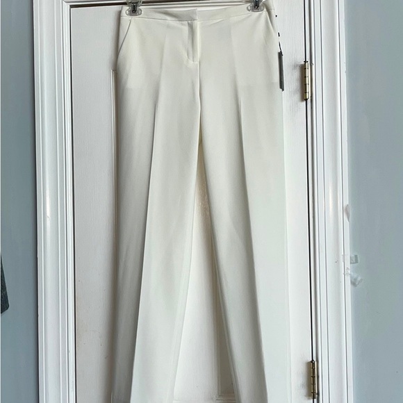 Tommy Hilfiger Ivory Fairfield Trousers Relaxed Fit Size 2 NWT - Picture 5 of 16